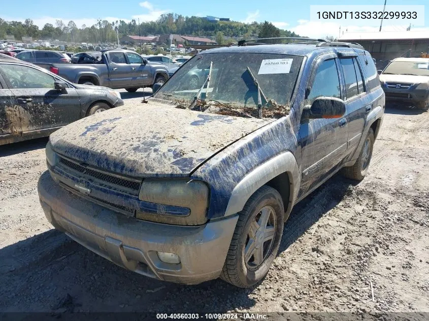 2003 Chevrolet Trailblazer Ltz VIN: 1GNDT13S332299933 Lot: 40560303