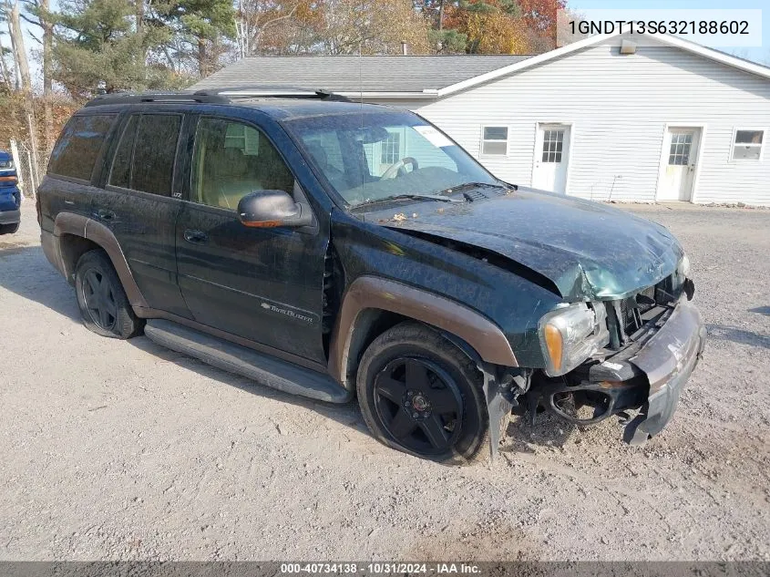 2003 Chevrolet Trailblazer Ltz VIN: 1GNDT13S632188602 Lot: 40734138