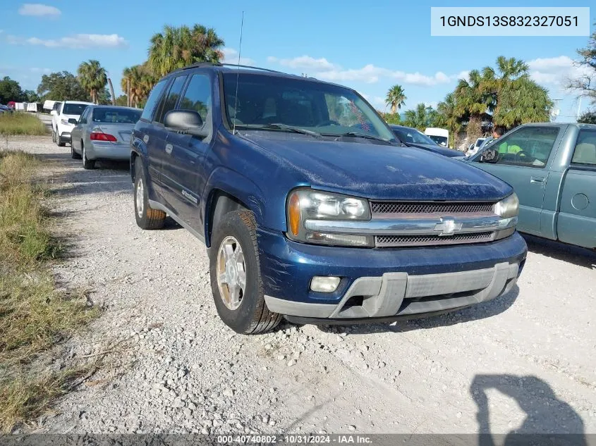 2003 Chevrolet Trailblazer Lt VIN: 1GNDS13S832327051 Lot: 40740802