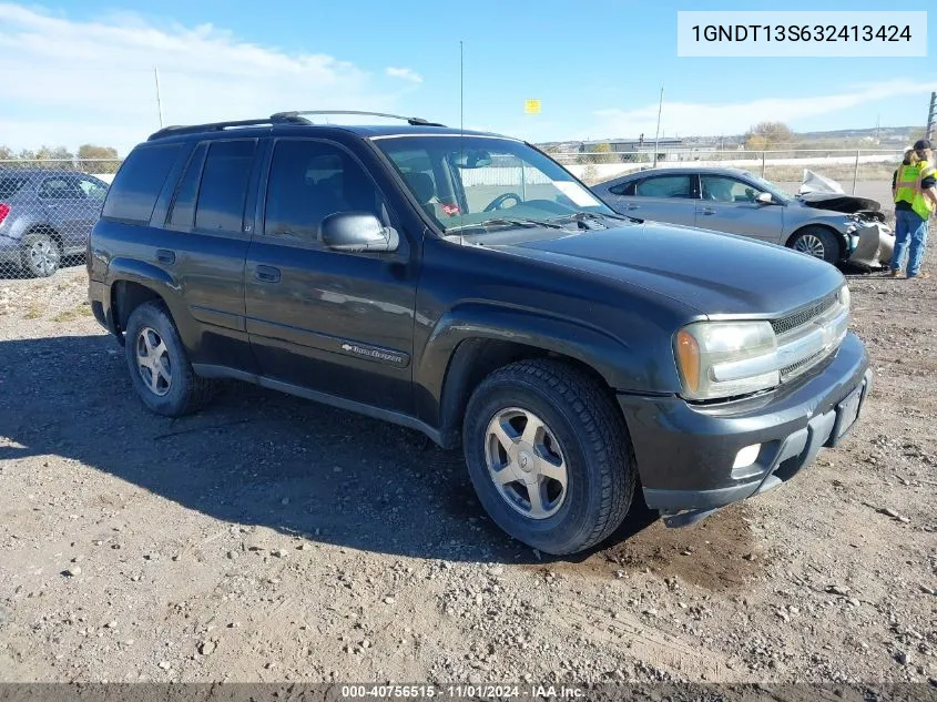 2003 Chevrolet Trailblazer Lt VIN: 1GNDT13S632413424 Lot: 40756515