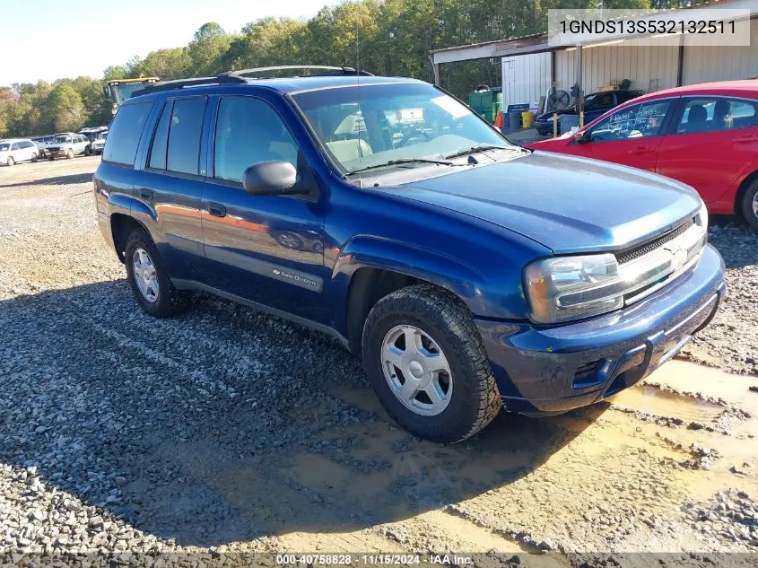 2003 Chevrolet Trailblazer Ls VIN: 1GNDS13S532132511 Lot: 40758828