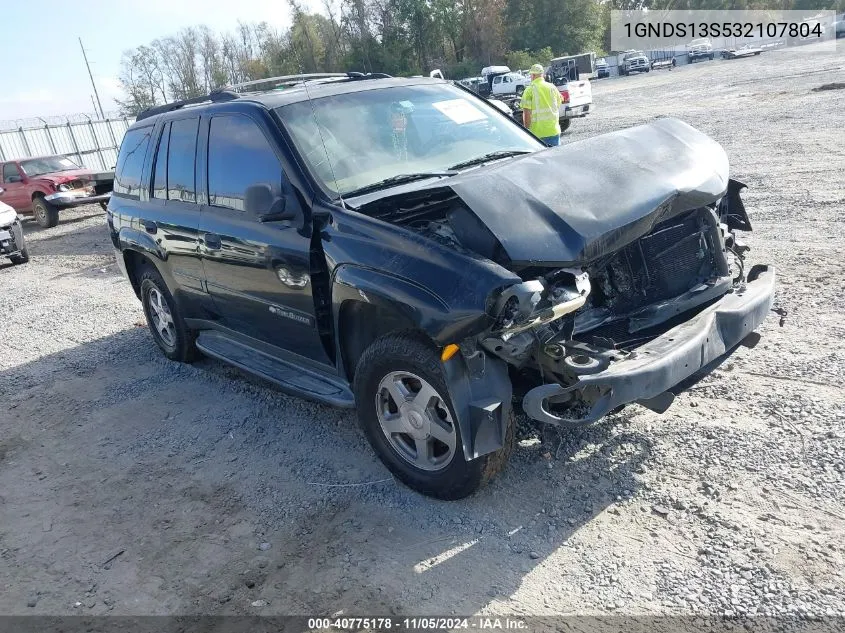 2003 Chevrolet Trailblazer Lt VIN: 1GNDS13S532107804 Lot: 40775178