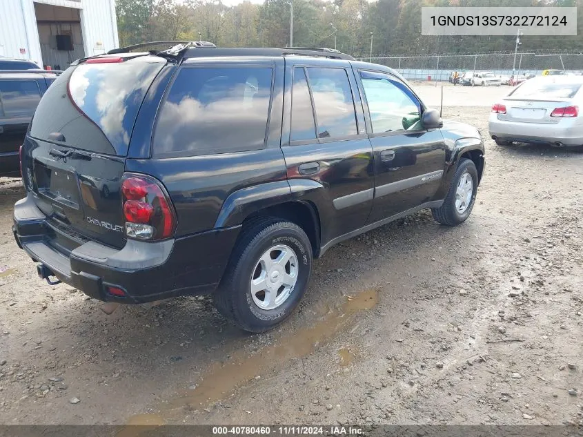 2003 Chevrolet Trailblazer Ls VIN: 1GNDS13S732272124 Lot: 40780460