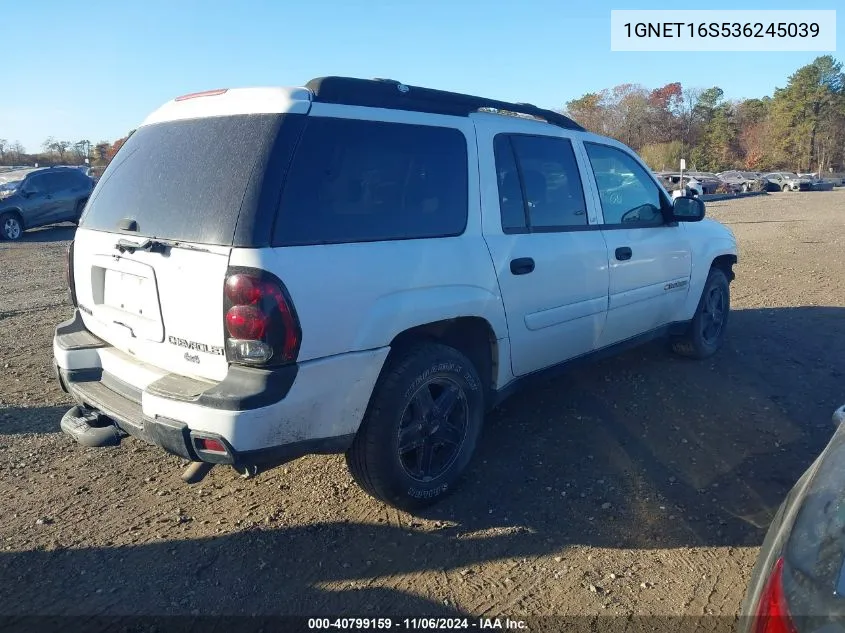 2003 Chevrolet Trailblazer Ext Ls VIN: 1GNET16S536245039 Lot: 40799159