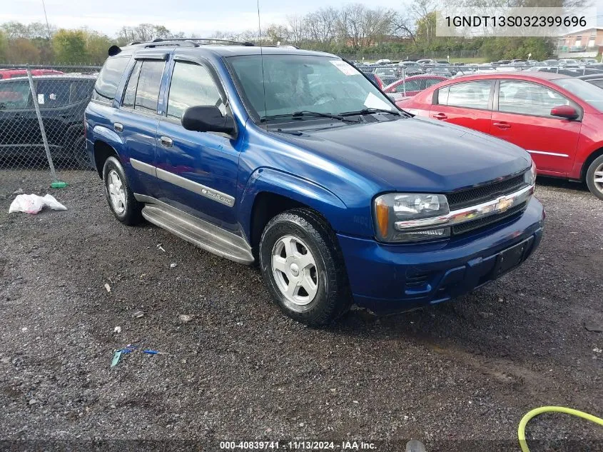 1GNDT13S032399696 2003 Chevrolet Trailblazer Ls