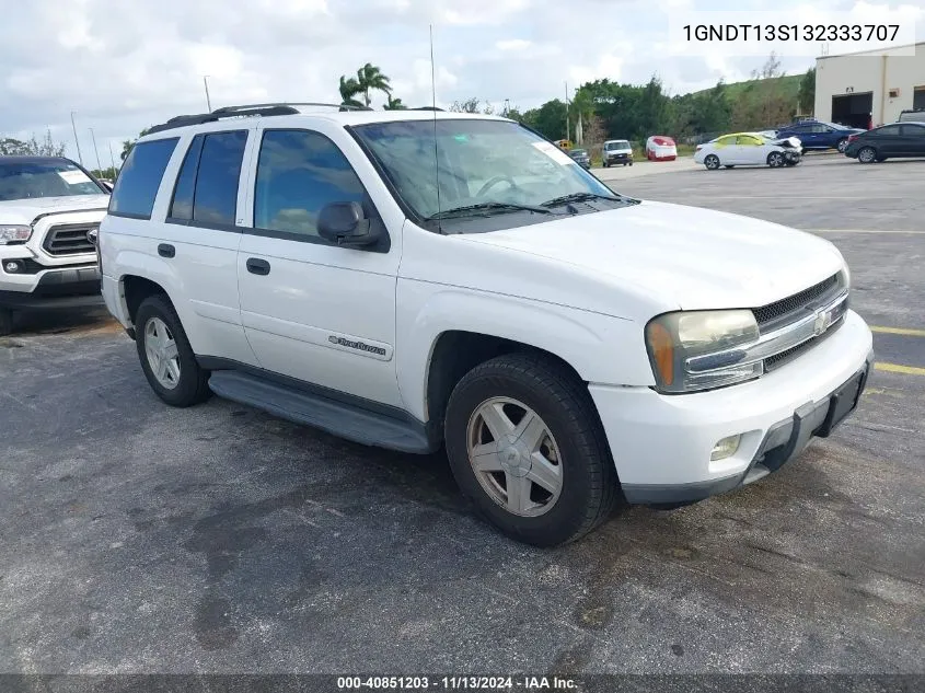 2003 Chevrolet Trailblazer Lt VIN: 1GNDT13S132333707 Lot: 40851203