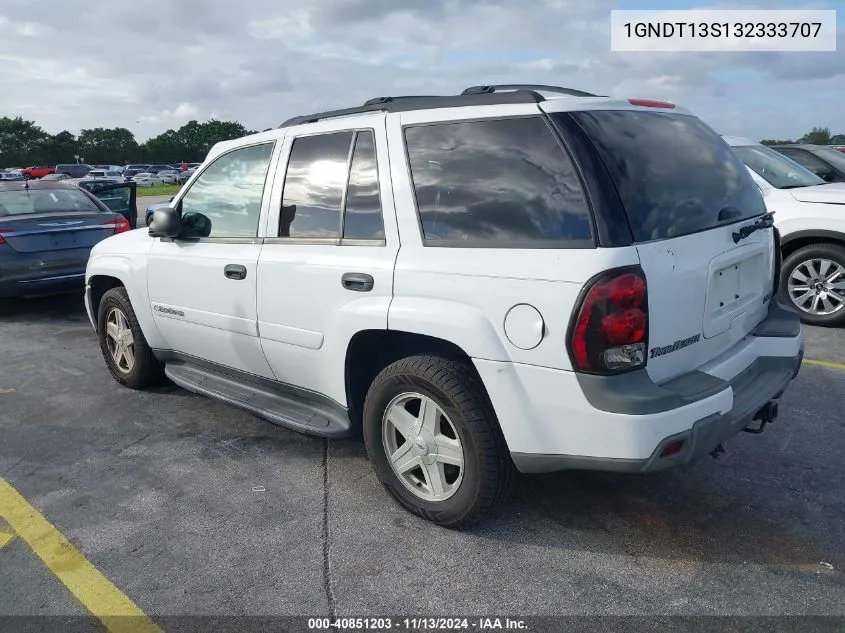 2003 Chevrolet Trailblazer Lt VIN: 1GNDT13S132333707 Lot: 40851203