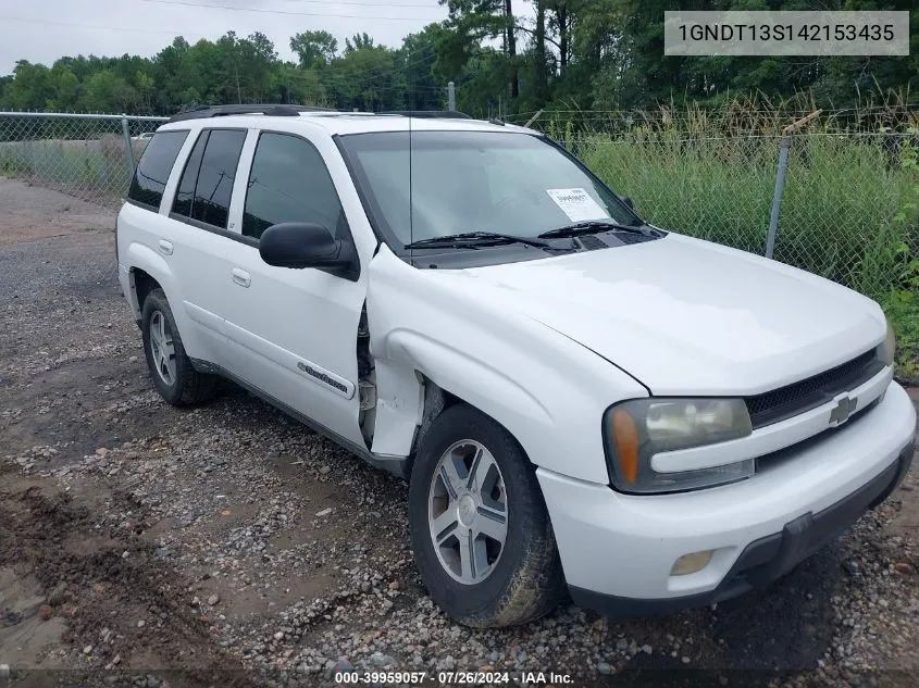 2004 Chevrolet Trailblazer Ls/Lt VIN: 1GNDT13S142153435 Lot: 39959057