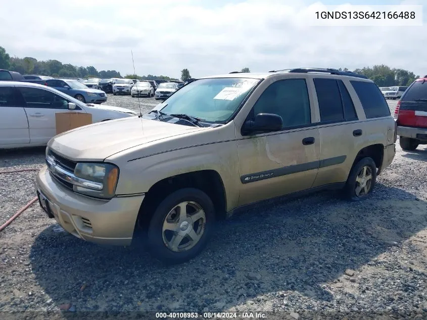 1GNDS13S642166488 2004 Chevrolet Trailblazer Ls