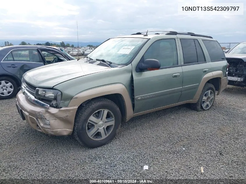 2004 Chevrolet Trailblazer Lt VIN: 1GNDT13S542309797 Lot: 40109661