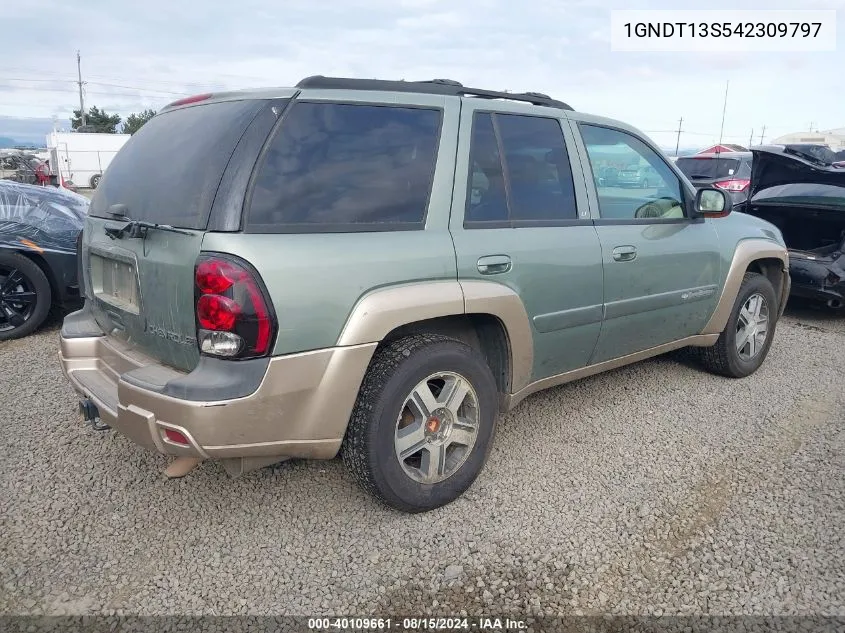 2004 Chevrolet Trailblazer Lt VIN: 1GNDT13S542309797 Lot: 40109661