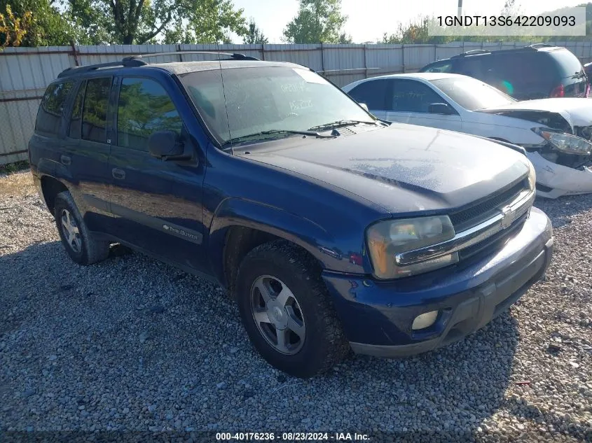 2004 Chevrolet Trailblazer Ls VIN: 1GNDT13S642209093 Lot: 40176236