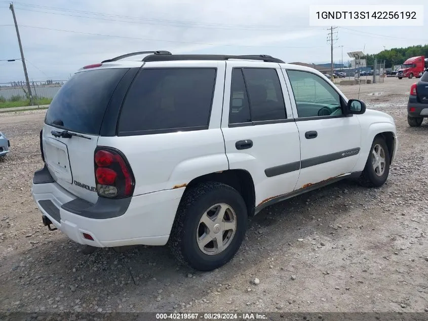 1GNDT13S142256192 2004 Chevrolet Trailblazer Ls