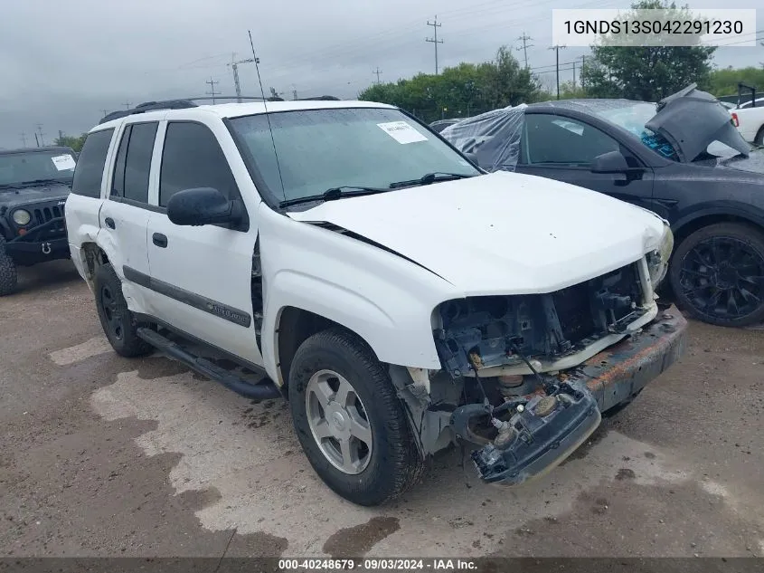 2004 Chevrolet Trailblazer Ls VIN: 1GNDS13S042291230 Lot: 40248679