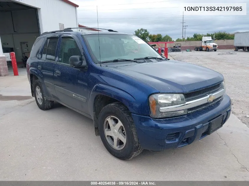 2004 Chevrolet Trailblazer Ls VIN: 1GNDT13S342197985 Lot: 40254038