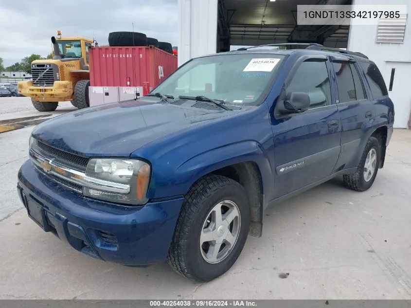 2004 Chevrolet Trailblazer Ls VIN: 1GNDT13S342197985 Lot: 40254038