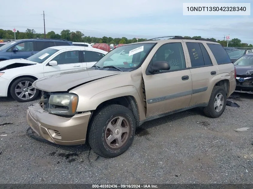 1GNDT13S042328340 2004 Chevrolet Trailblazer Ls/Lt