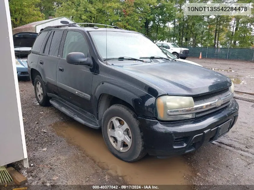 2004 Chevrolet Trailblazer Ls VIN: 1GNDT13S542284478 Lot: 40377042