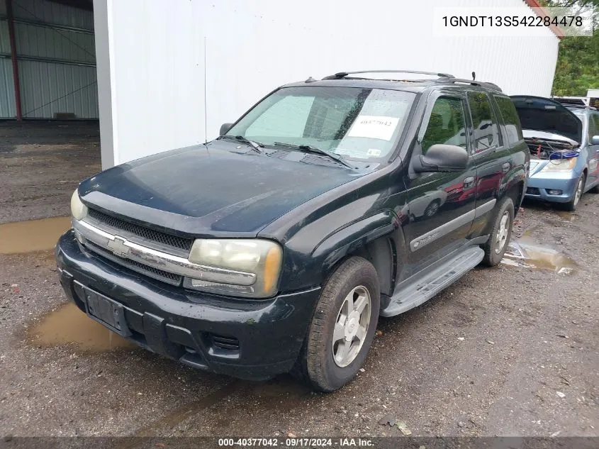 2004 Chevrolet Trailblazer Ls VIN: 1GNDT13S542284478 Lot: 40377042