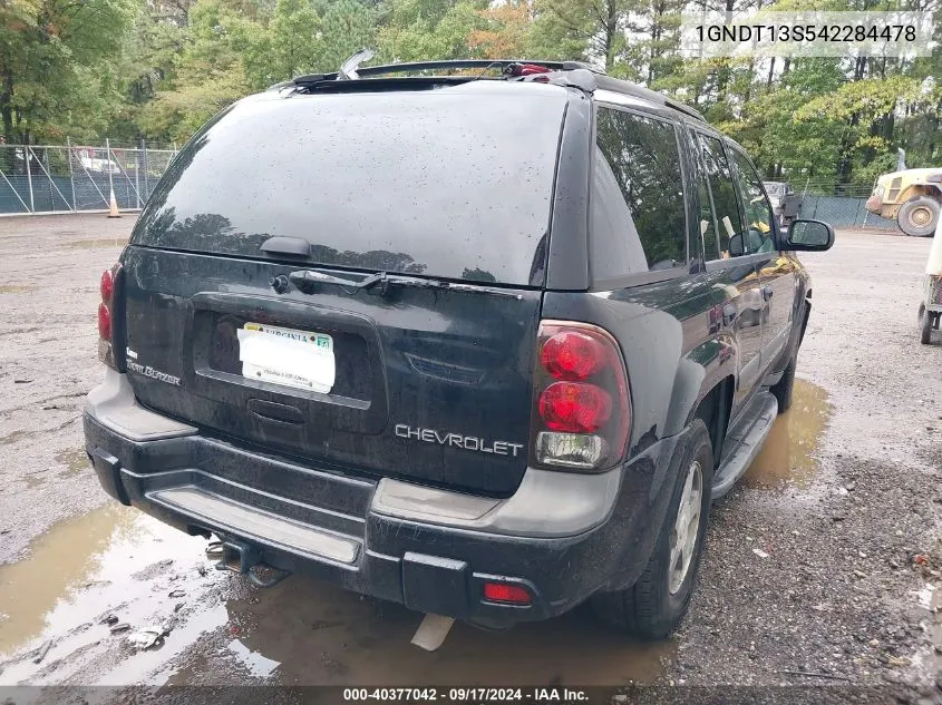 2004 Chevrolet Trailblazer Ls VIN: 1GNDT13S542284478 Lot: 40377042