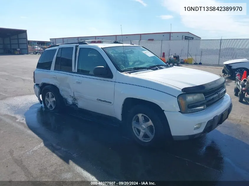 2004 Chevrolet Trailblazer Lt VIN: 1GNDT13S842389970 Lot: 40377507