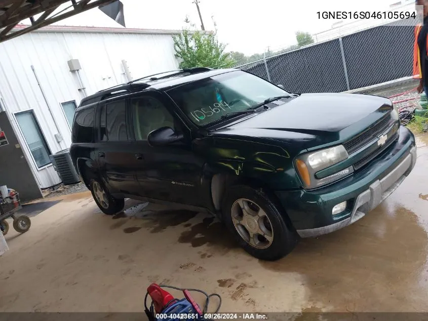 2004 Chevrolet Trailblazer Ext Lt VIN: 1GNES16S046105694 Lot: 40423651