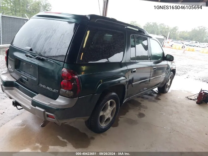 2004 Chevrolet Trailblazer Ext Lt VIN: 1GNES16S046105694 Lot: 40423651