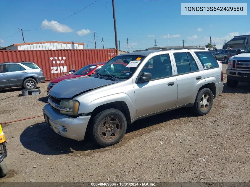 2004 Chevrolet Trailblazer Ls VIN: 1GNDS13S642429580 Lot: 40469884