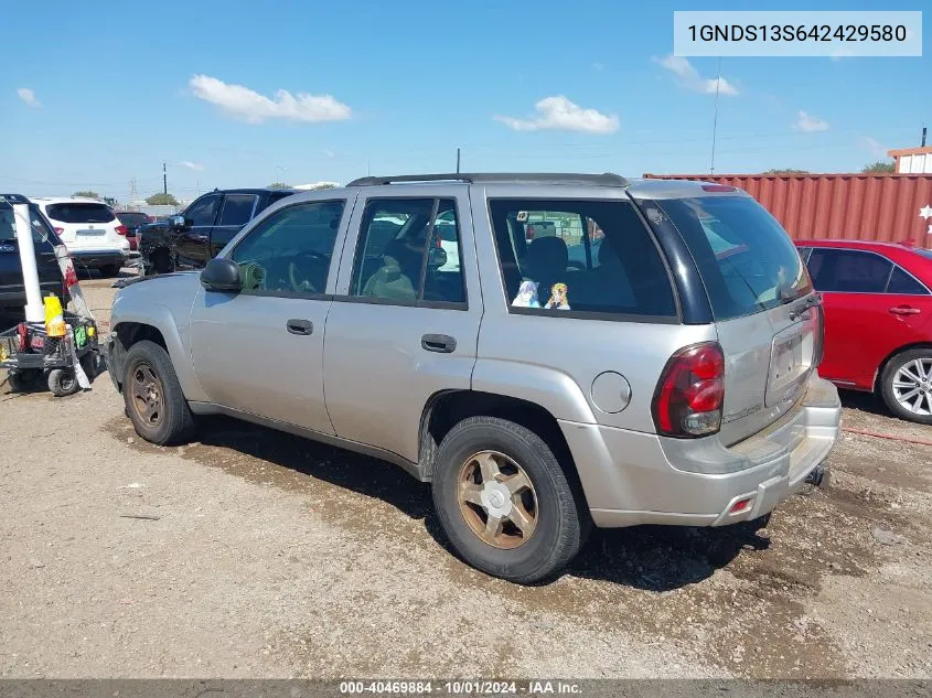 2004 Chevrolet Trailblazer Ls VIN: 1GNDS13S642429580 Lot: 40469884