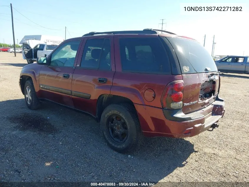 1GNDS13S742271282 2004 Chevrolet Trailblazer Ls