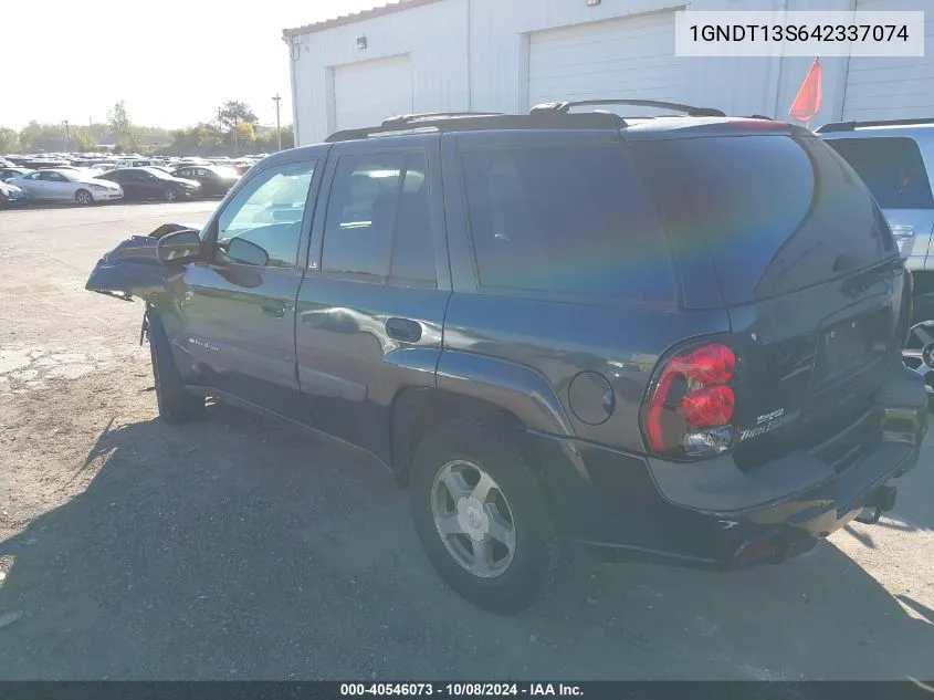 2004 Chevrolet Trailblazer Ls/Lt VIN: 1GNDT13S642337074 Lot: 40546073