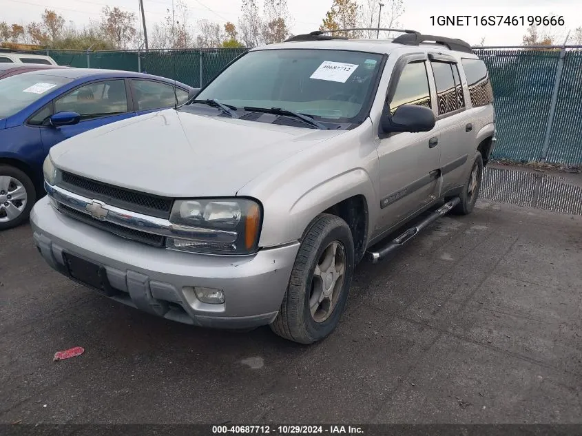 2004 Chevrolet Trailblazer Ext Ls VIN: 1GNET16S746199666 Lot: 40687712