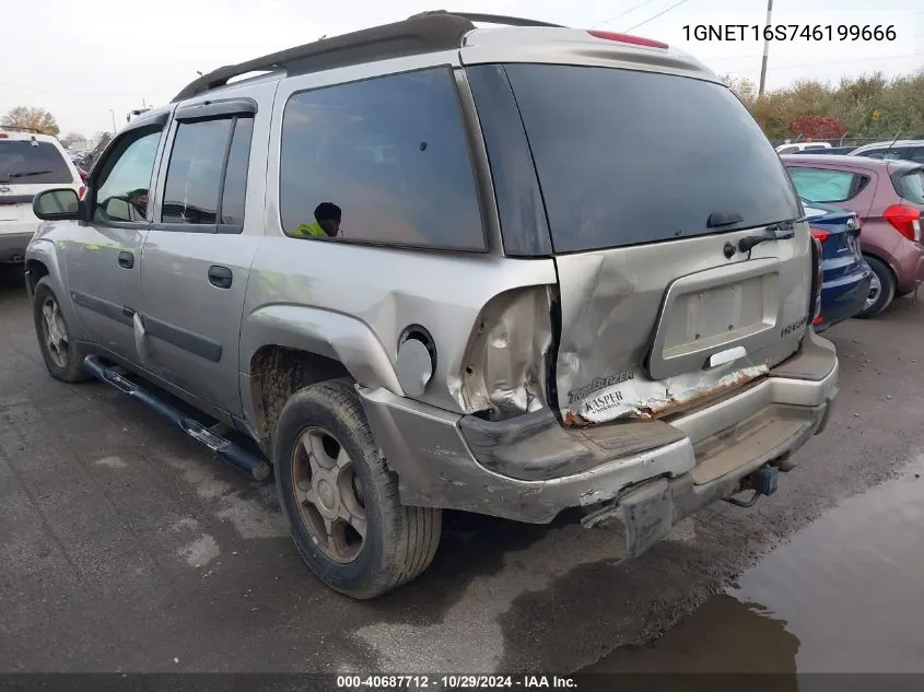 2004 Chevrolet Trailblazer Ext Ls VIN: 1GNET16S746199666 Lot: 40687712