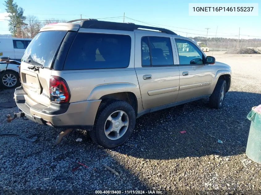 2004 Chevrolet Trailblazer Ext Lt VIN: 1GNET16P146155237 Lot: 40819400