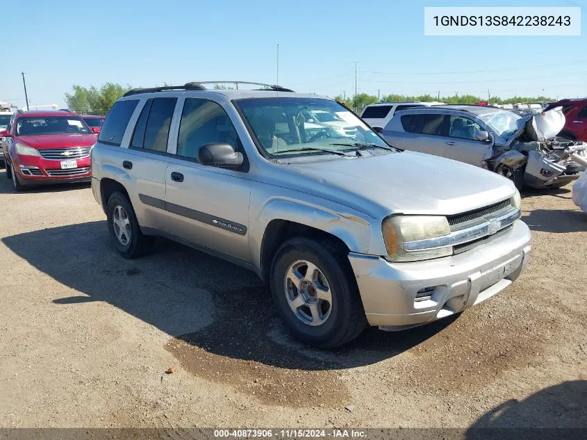 2004 Chevrolet Trailblazer Ls VIN: 1GNDS13S842238243 Lot: 40873906