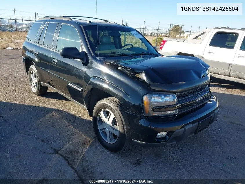 2004 Chevrolet Trailblazer Lt VIN: 1GNDS13S142426604 Lot: 40885247