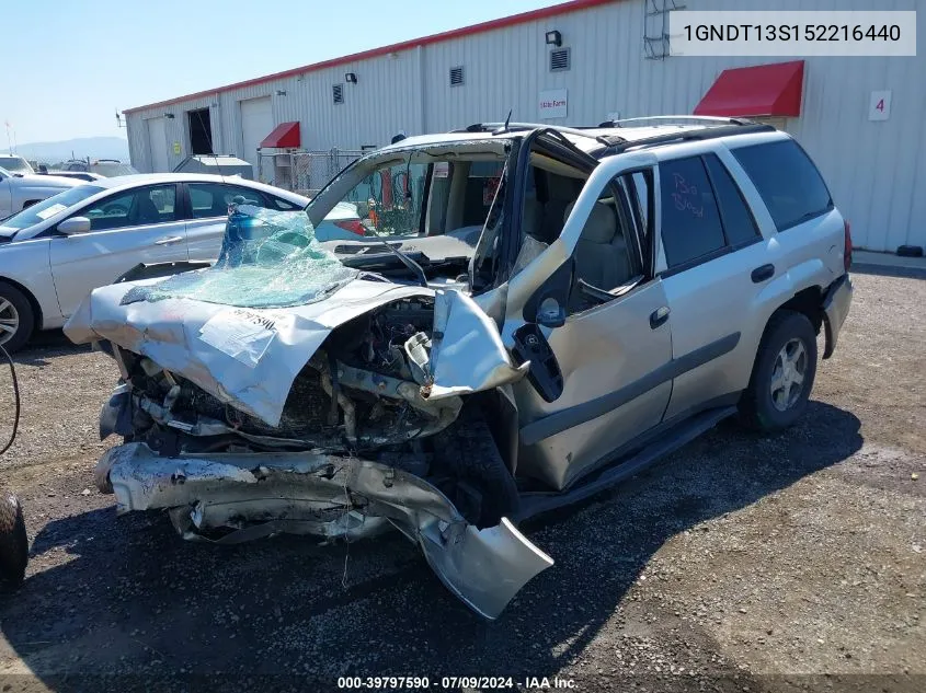 2005 Chevrolet Trailblazer Ls VIN: 1GNDT13S152216440 Lot: 39797590