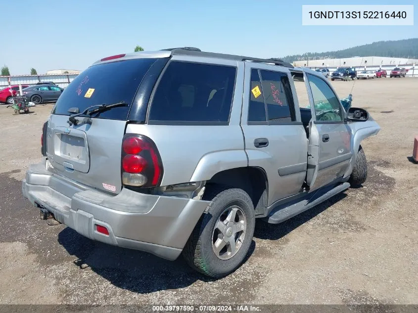 2005 Chevrolet Trailblazer Ls VIN: 1GNDT13S152216440 Lot: 39797590