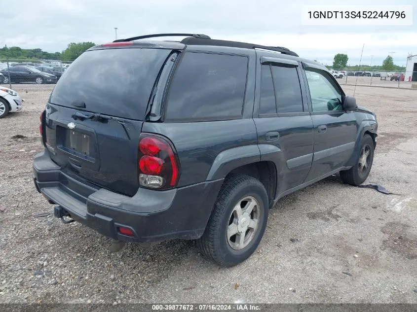 2005 Chevrolet Trailblazer Ls VIN: 1GNDT13S452244796 Lot: 39877672