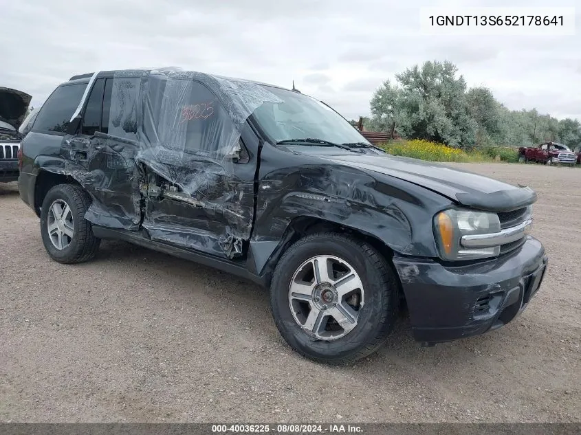 2005 Chevrolet Trailblazer Ls VIN: 1GNDT13S652178641 Lot: 40036225