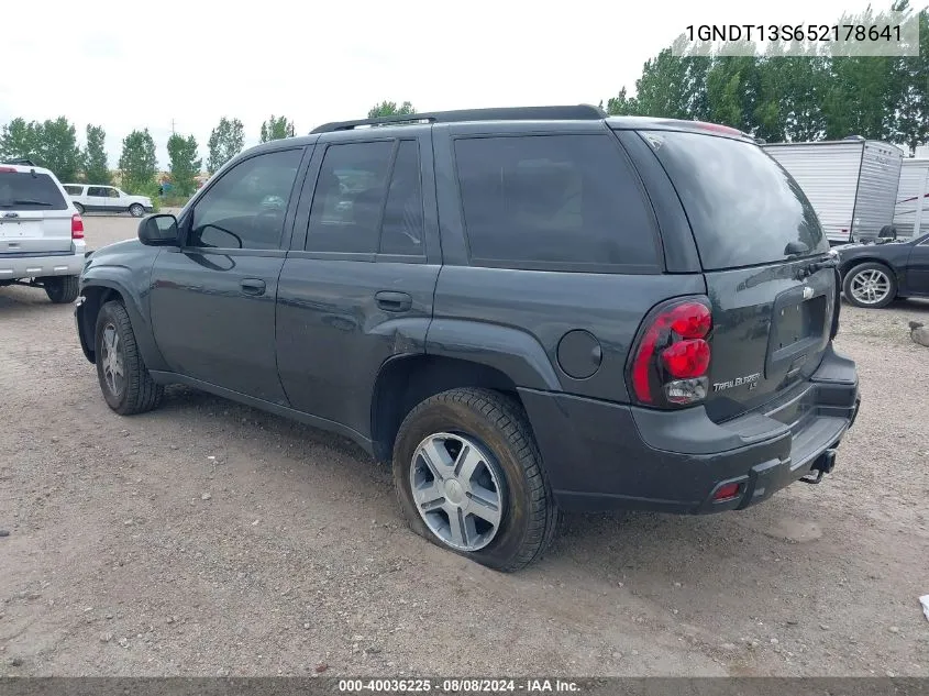 2005 Chevrolet Trailblazer Ls VIN: 1GNDT13S652178641 Lot: 40036225