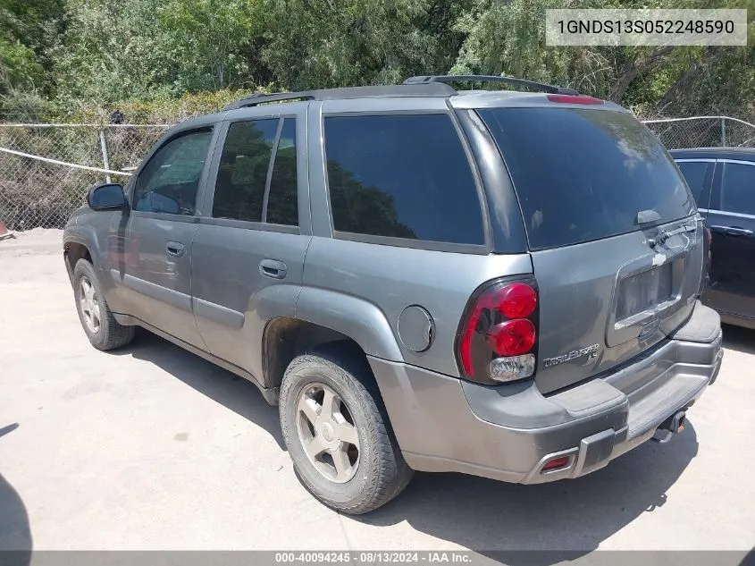 1GNDS13S052248590 2005 Chevrolet Trailblazer Ls