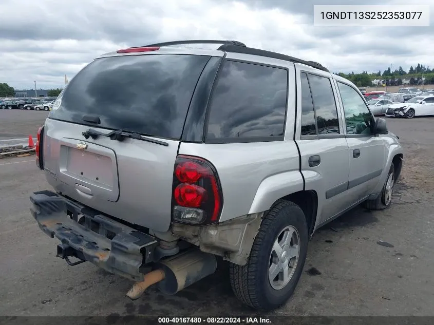 2005 Chevrolet Trailblazer Ls VIN: 1GNDT13S252353077 Lot: 40167480