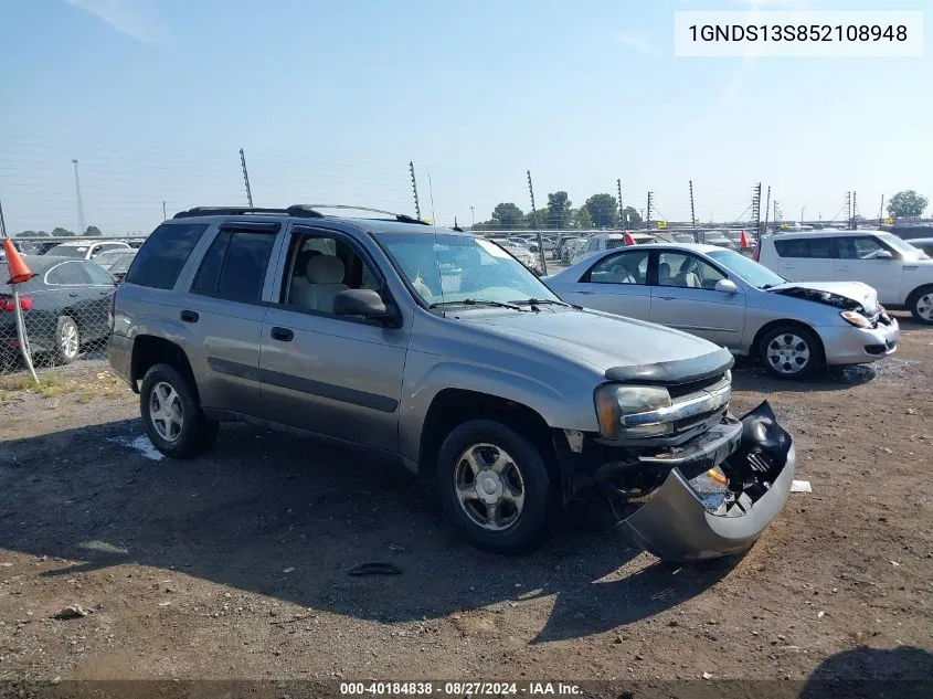 1GNDS13S852108948 2005 Chevrolet Trailblazer Ls