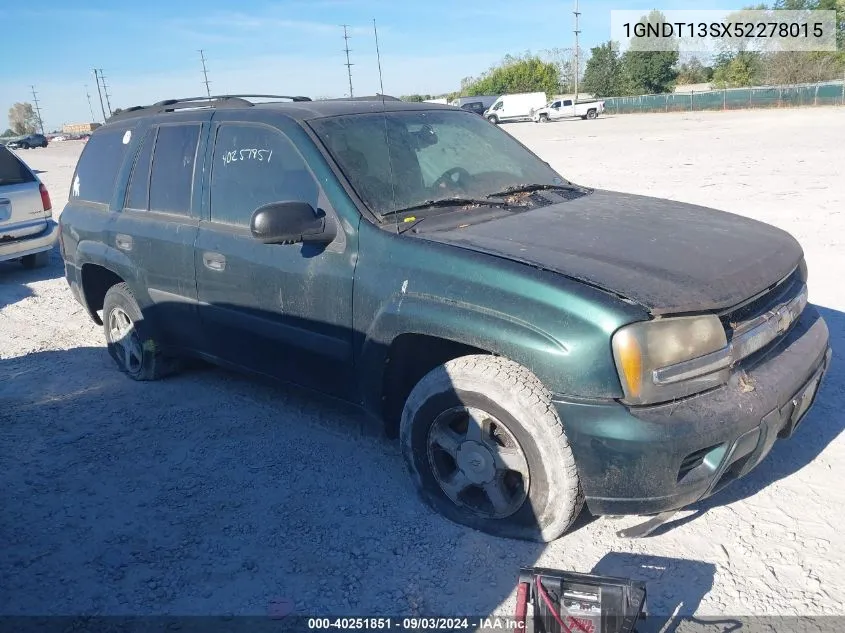 2005 Chevrolet Trailblazer Ls VIN: 1GNDT13SX52278015 Lot: 40251851