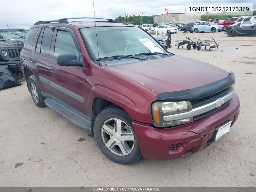 2005 Chevrolet Trailblazer Ls VIN: 1GNDT13S252173369 Lot: 40313801