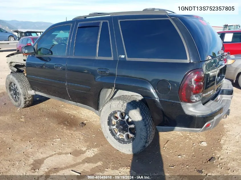 2005 Chevrolet Trailblazer Lt VIN: 1GNDT13S752357805 Lot: 40349818