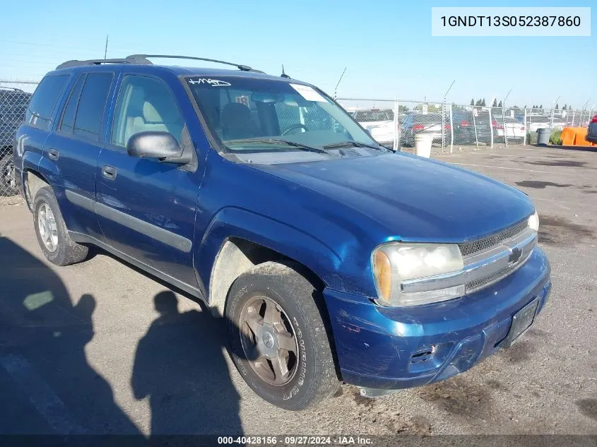 2005 Chevrolet Trailblazer Ls VIN: 1GNDT13S052387860 Lot: 40428156