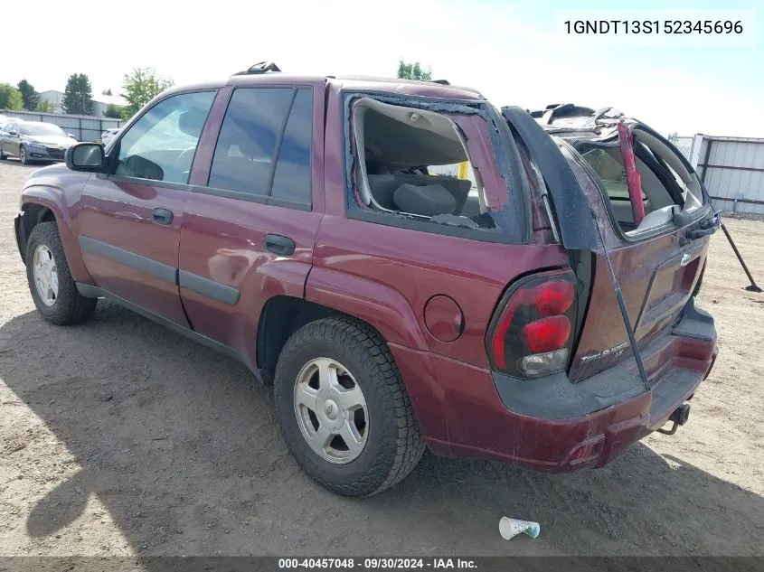 2005 Chevrolet Trailblazer Ls VIN: 1GNDT13S152345696 Lot: 40457048