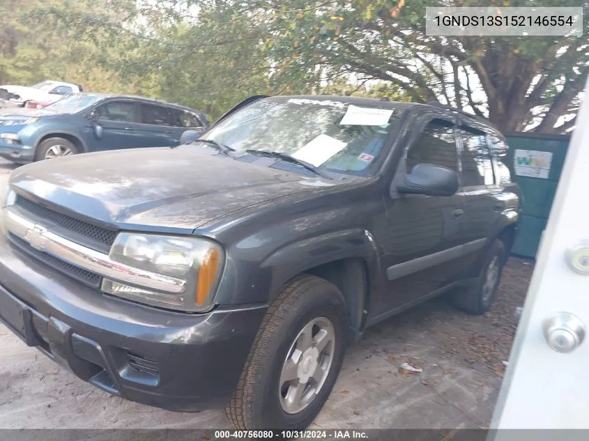 2005 Chevrolet Trailblazer Ls VIN: 1GNDS13S152146554 Lot: 40756080